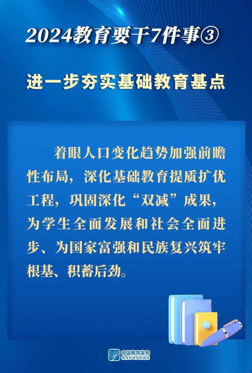 圖解 2024 教育要干的7件事及教育信息咨詢指南
